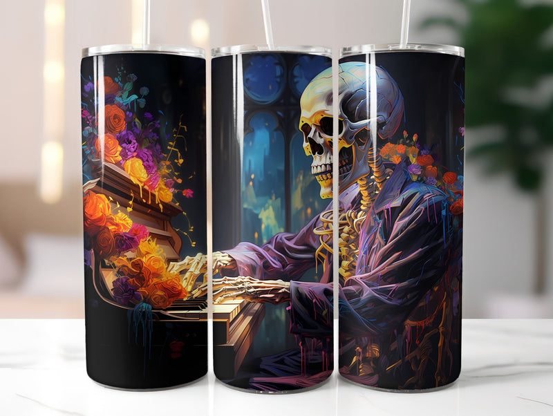 Skeleton Tumbler Wrap - CraftNest
