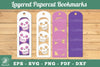 Skeleton Layered Papercut Bookmarks Clipart Bundle