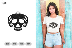 Skull Earring SVG Bundle - CraftNest - Digital Crafting and Art