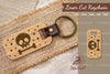 Skull Laser Cut Keychain Design Bundle
