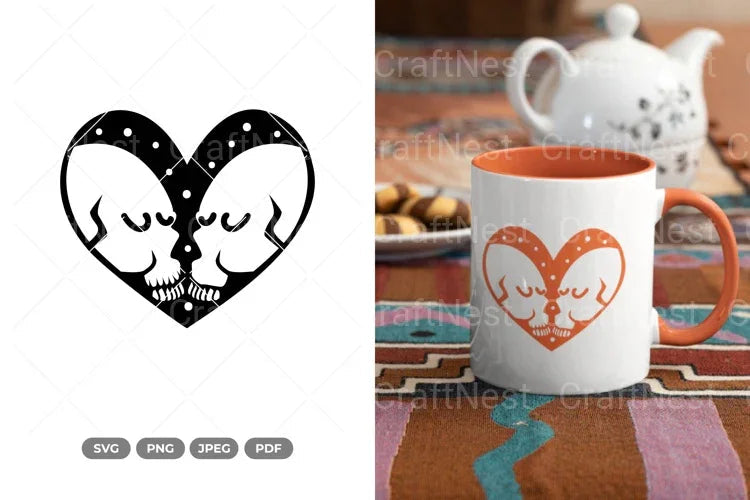 Skull Lovers SVG Bundle - CraftNest - Digital Crafting and Art