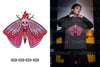 Colorful Skull Moth Beauty Clipart Bundle