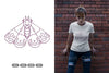 Skull Moth Hand Drawn Doodle Clipart Bundle