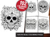 Sugar Skull Coloring Pages