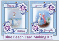 Blue Woman Card Making Clipart Bundle - CraftNest - Digital Crafting and Art