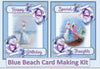 Blue Woman Card Making Clipart Bundle