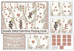 Valentine's Double-Sided Playing Cards Clipart Bundle - CraftNest - Digital Crafting and Art