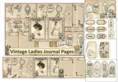 Vintage Ladies Clipart Bundle - CraftNest - Digital Crafting and Art