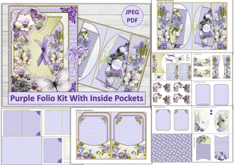 Shabby Chic Folio Junk Journal Bundle - CraftNest - Digital Crafting and Art