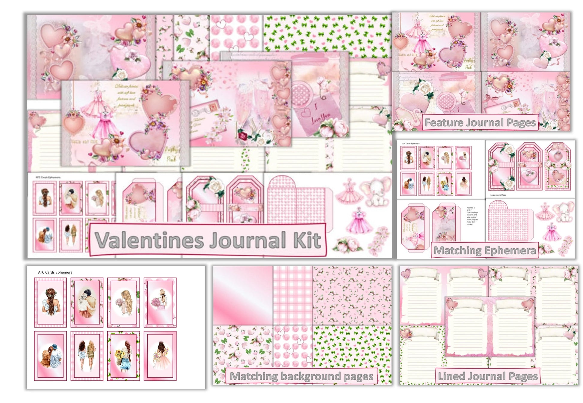 Valentine's Day Clipart Bundle - CraftNest - Digital Crafting and Art