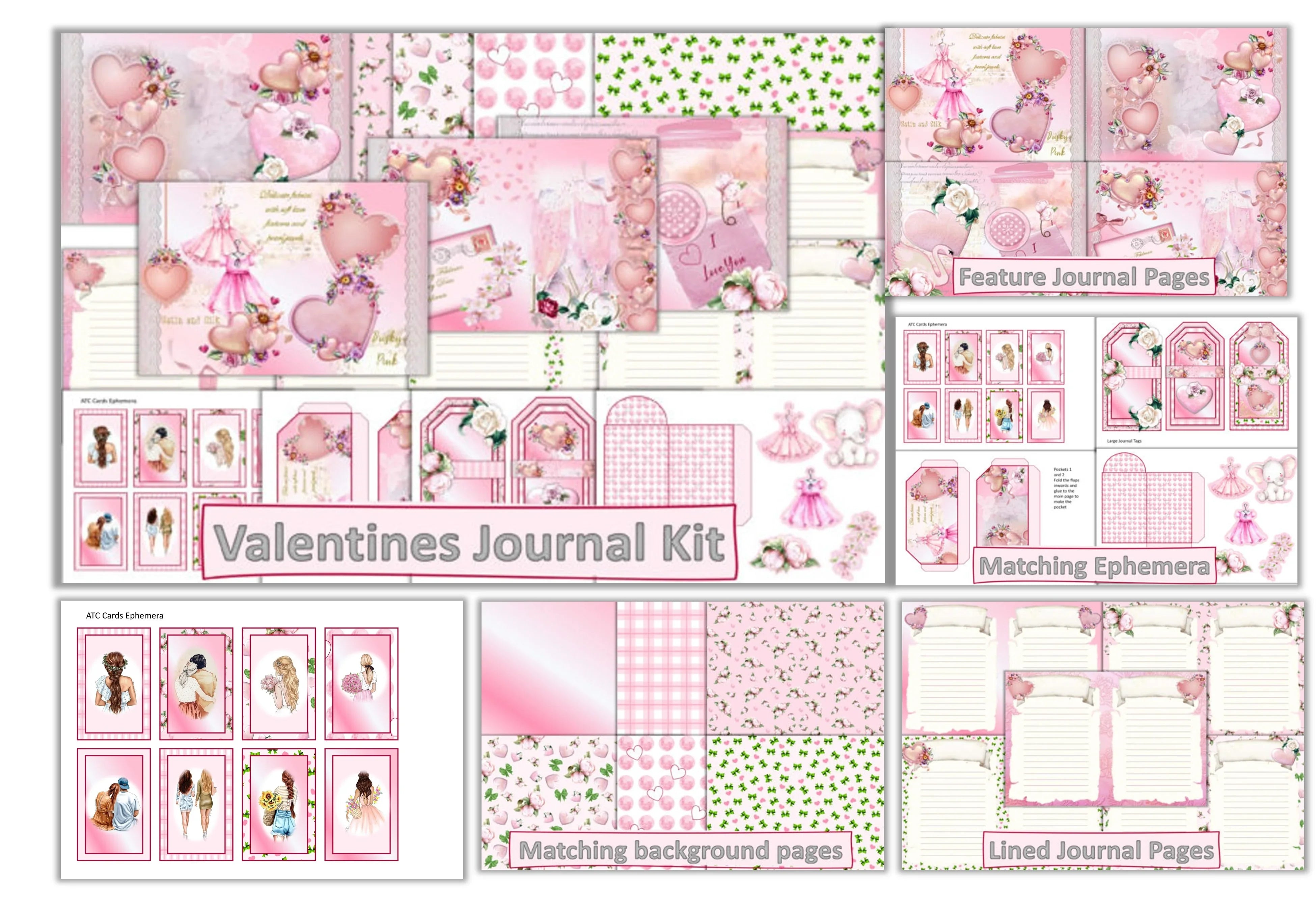 Valentine's Day Clipart Bundle - CraftNest - Digital Crafting and Art