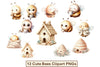 Coffee Bee Clipart Bundle