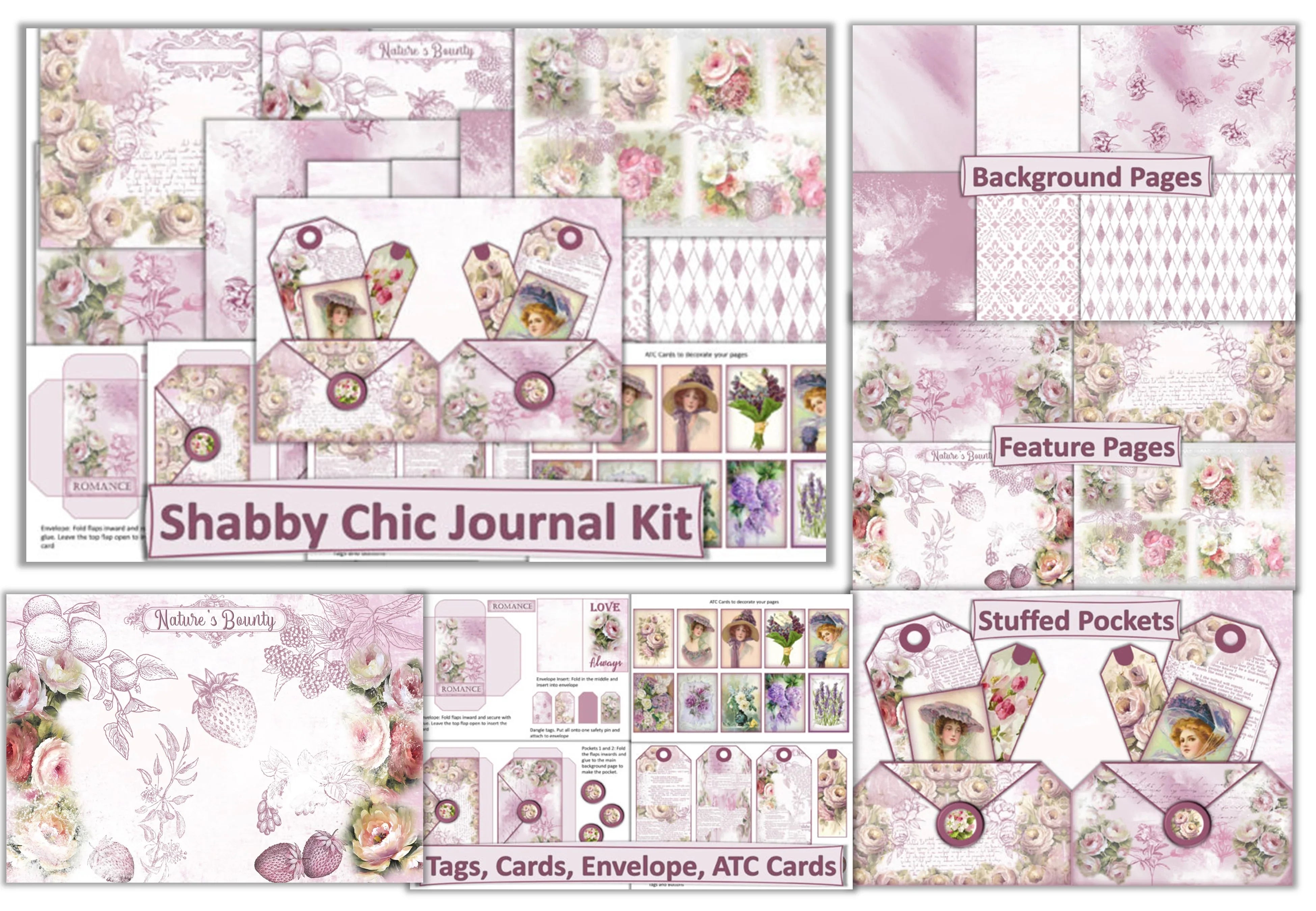 Shabby Chics Valentine's Clipart Bundle - CraftNest - Digital Crafting and Art