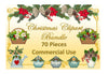 Christmas 70-Piece Clipart Bundle
