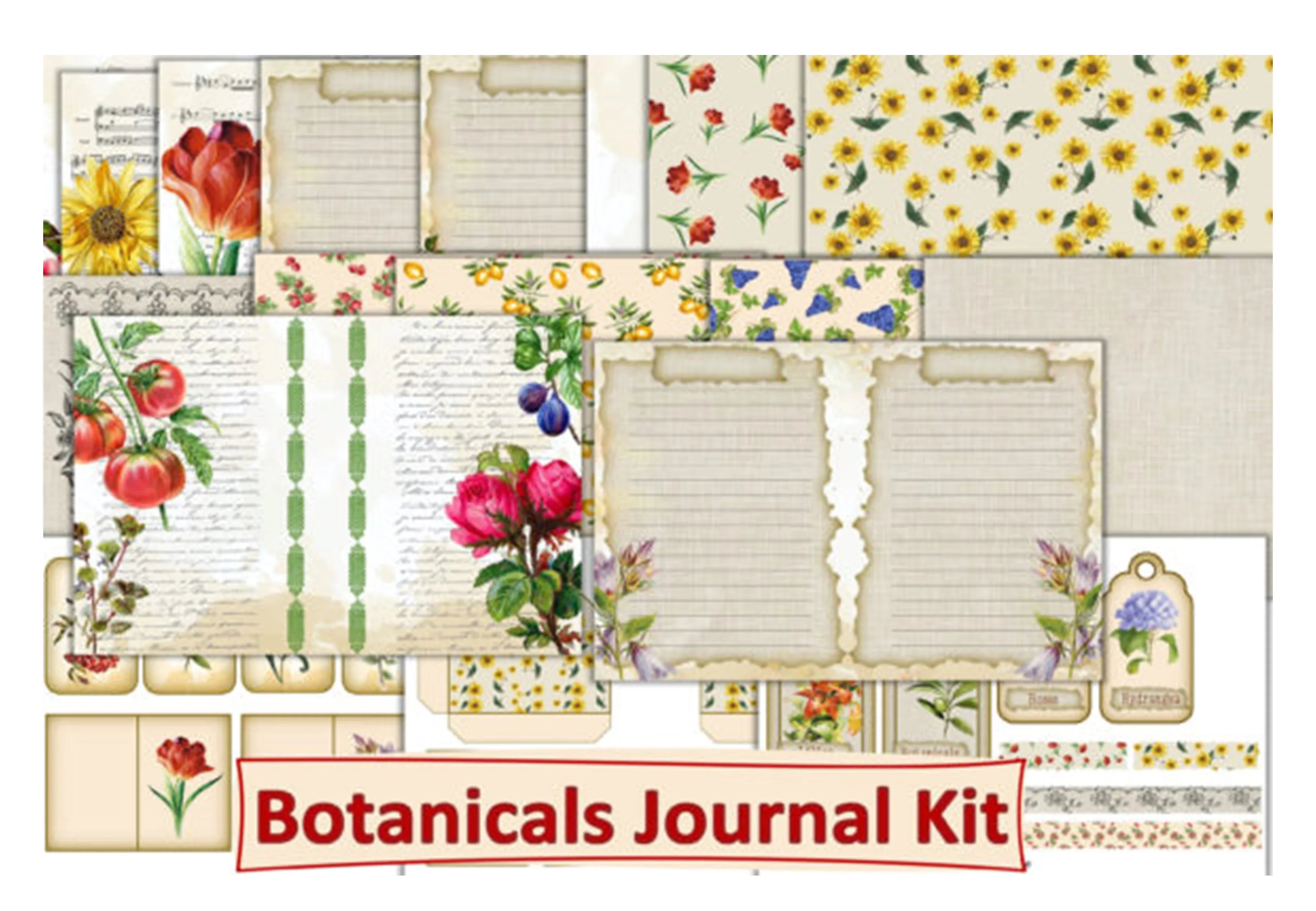 Botanical Free Clipart Bundle - CraftNest - Digital Crafting and Art