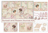 Sunset and Roses Junk Journal Clipart Bundle