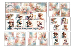 Victorian Dreams Junk Journal Bundle - CraftNest - Digital Crafting and Art