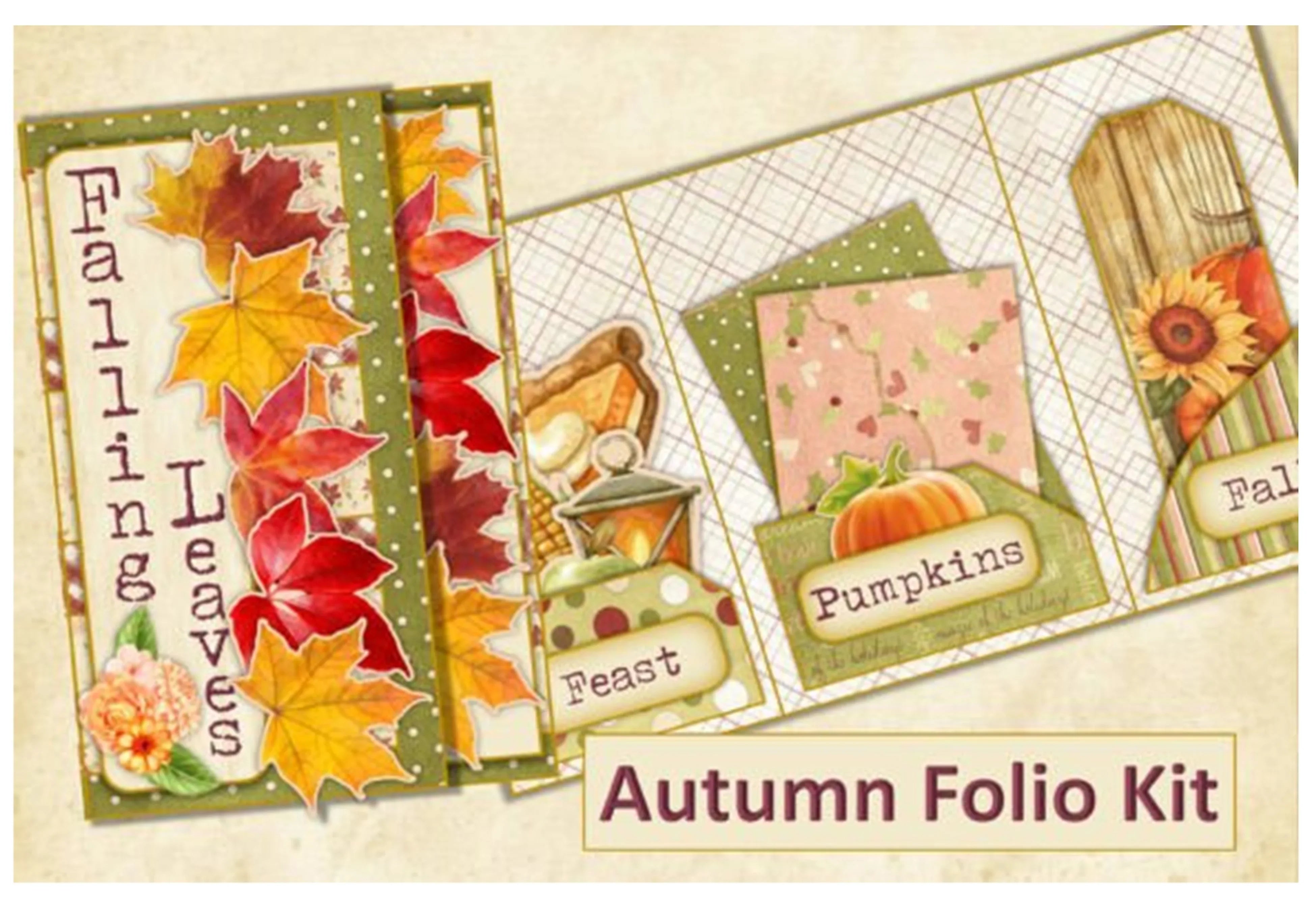 Autumn Folio Junk Journal Clipart Bundle - CraftNest - Digital Crafting and Art
