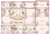 Vintage Ladies Backgrounds Junk Journal Bundle
