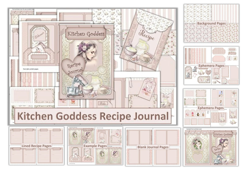 Recipe Junk Journal Clipart Bundle - CraftNest - Digital Crafting and Art