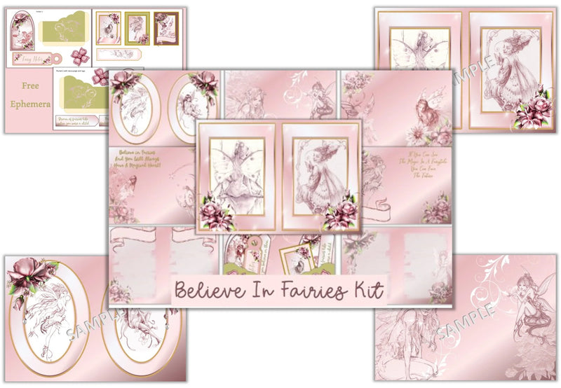 Fairy Clipart Bundle with Free Extras - CraftNest - Digital Crafting and Art