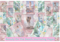 Beauty on the Beach Backgrounds Junk Journal Bundle - CraftNest - Digital Crafting and Art
