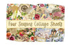 Four Seasons Collage Sheets Junk Journal Bundle