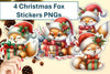 Christmas Fox Clipart Bundle