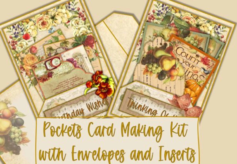Autumn Fall Card Making Junk Journal Bundle - CraftNest - Digital Crafting and Art