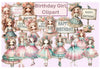 Birthday Girl Clipart Bundle - 22 Pieces