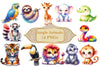 Jungle Animals Clipart Bundle