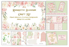 Romantic Flowers Clipart Bundle - CraftNest - Digital Crafting and Art