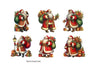 Christmas Santa Clipart Bundle