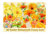 Easter Botanicals Fussy Cuts Clipart Bundle