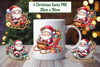 Santa's Sleigh Stickers Clipart Bundle