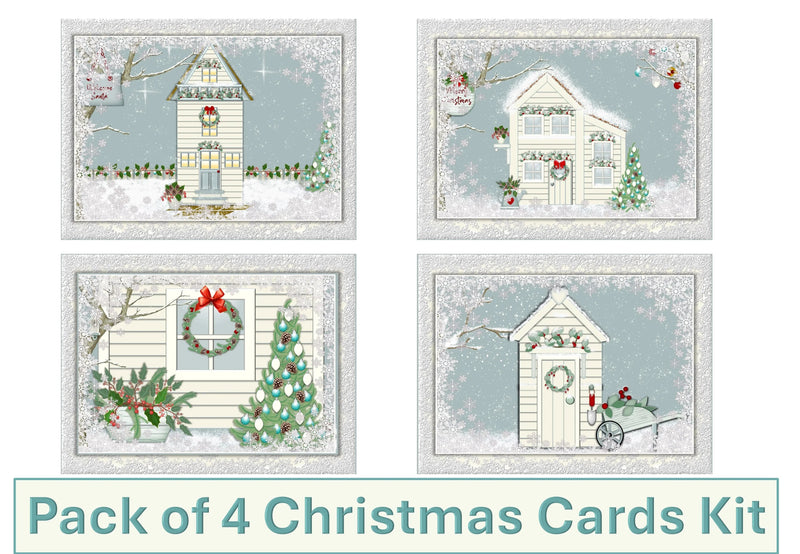Christmas Card Making Junk Journal Kit - CraftNest - Digital Crafting and Art