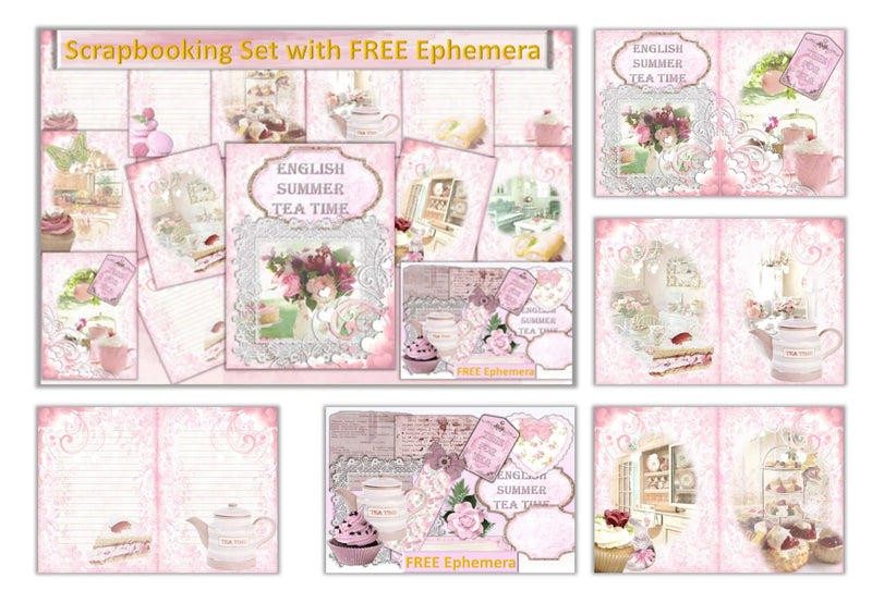 Tea Time Clipart Bundle - CraftNest - Digital Crafting and Art