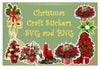 Christmas Stickers Clipart Bundle