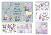 Purple Flowers Clipart Bundle
