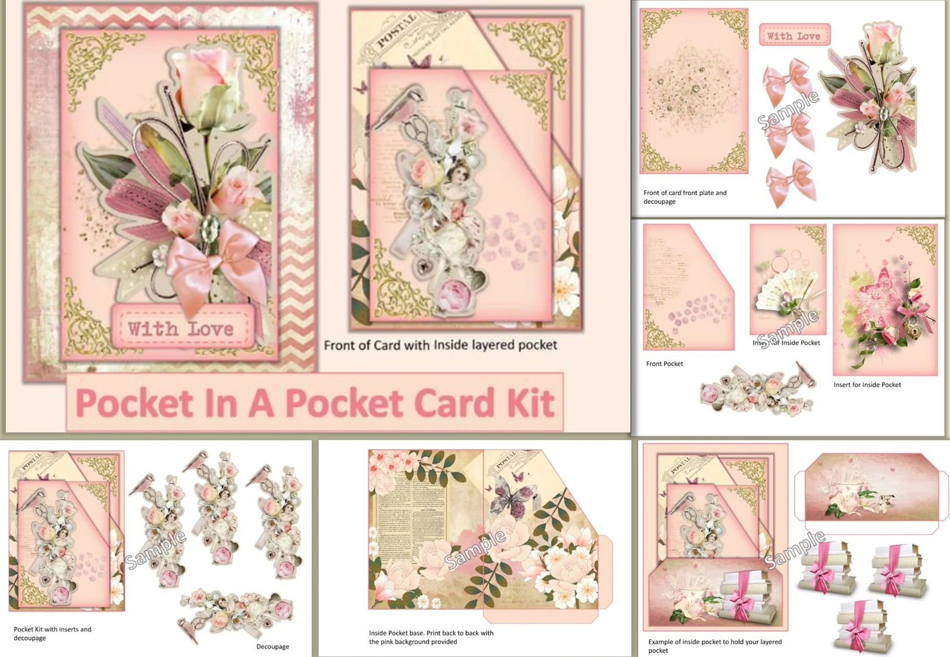 Pocket Card Making Junk Journal Bundle - CraftNest - Digital Crafting and Art