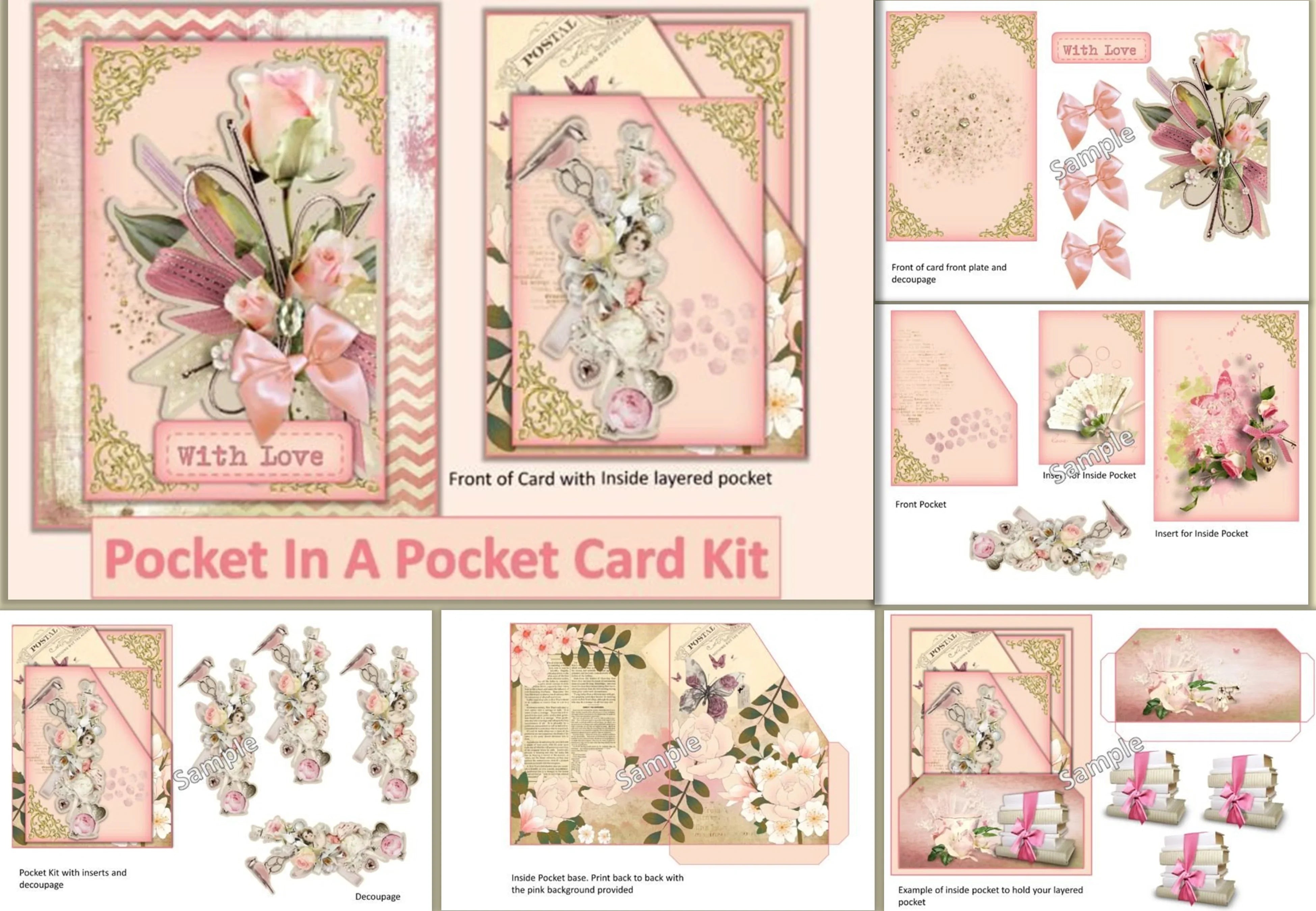 Pocket Card Making Junk Journal Bundle - CraftNest - Digital Crafting and Art