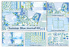 Summer Blue Clipart Bundle