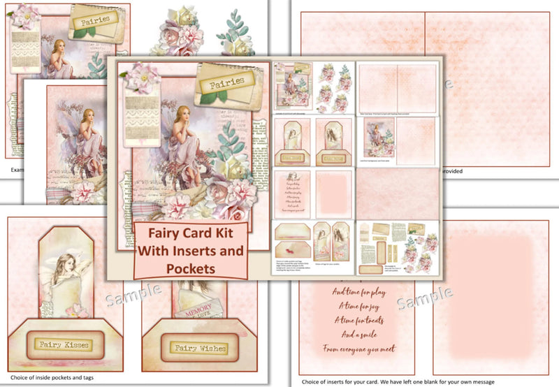Fairy Garden Card Making Junk Journal Bundle - CraftNest - Digital Crafting and Art