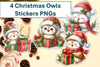 Christmas Owls Clipart Bundle