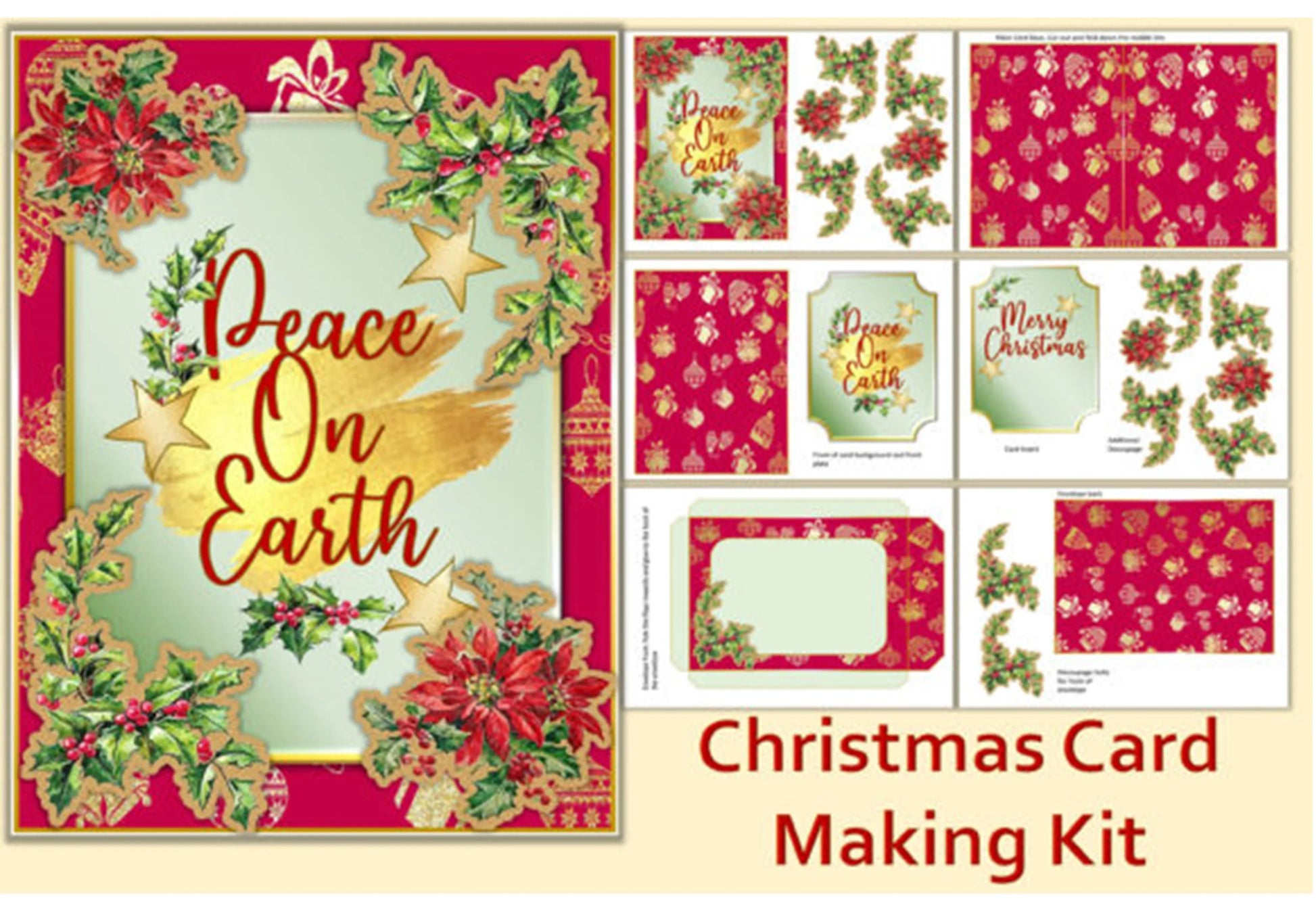 Christmas Card Making & Junk Journal Kit Bundle - CraftNest - Digital Crafting and Art