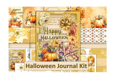 Halloween Junk Journal Clipart Bundle - CraftNest - Digital Crafting and Art