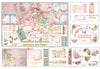 Shabby Chic Vintage Backgrounds Clipart Bundle