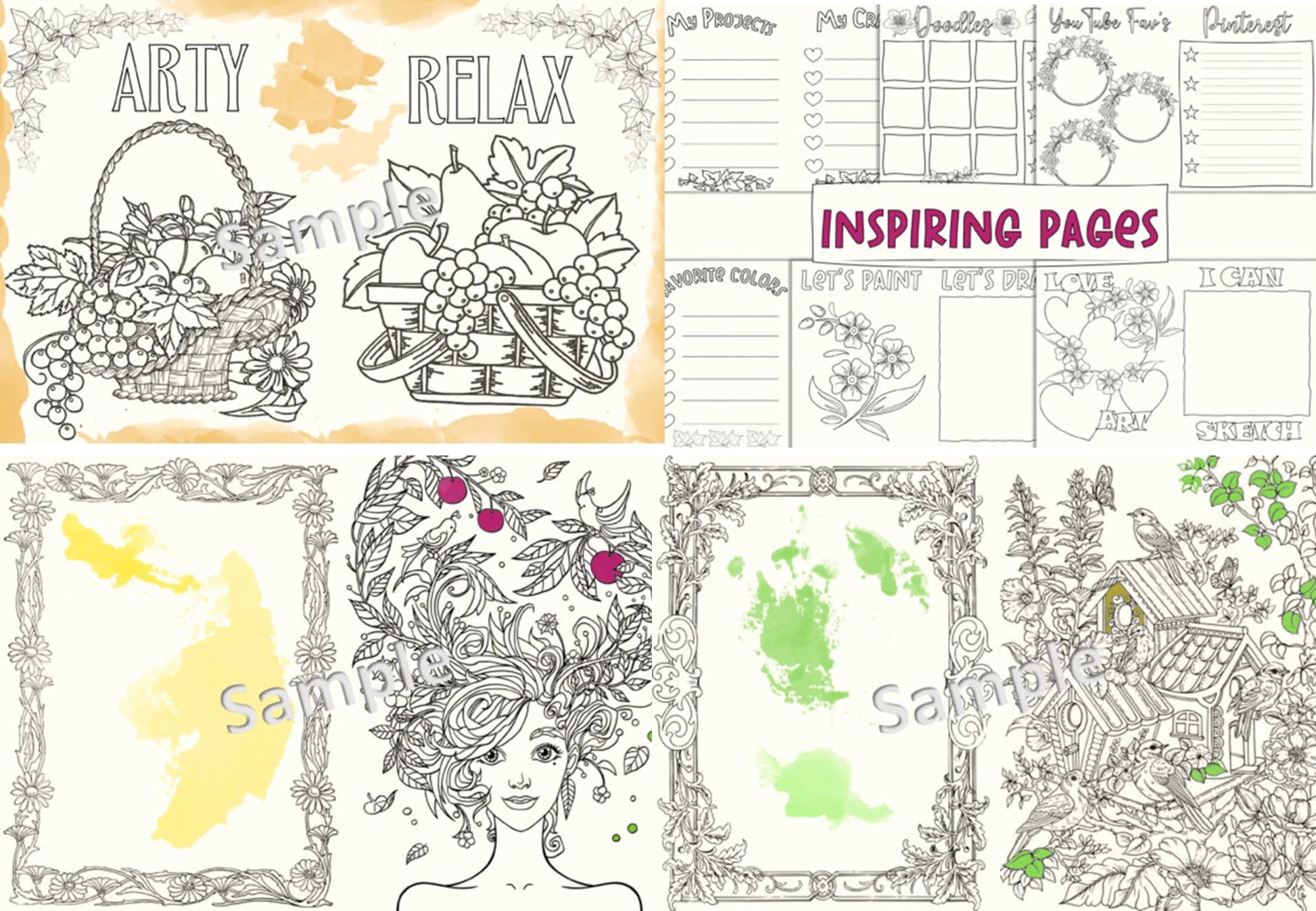 Art Clipart Bundle - CraftNest - Digital Crafting and Art