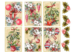 Christmas ATC Cards Clipart Bundle - CraftNest - Digital Crafting and Art