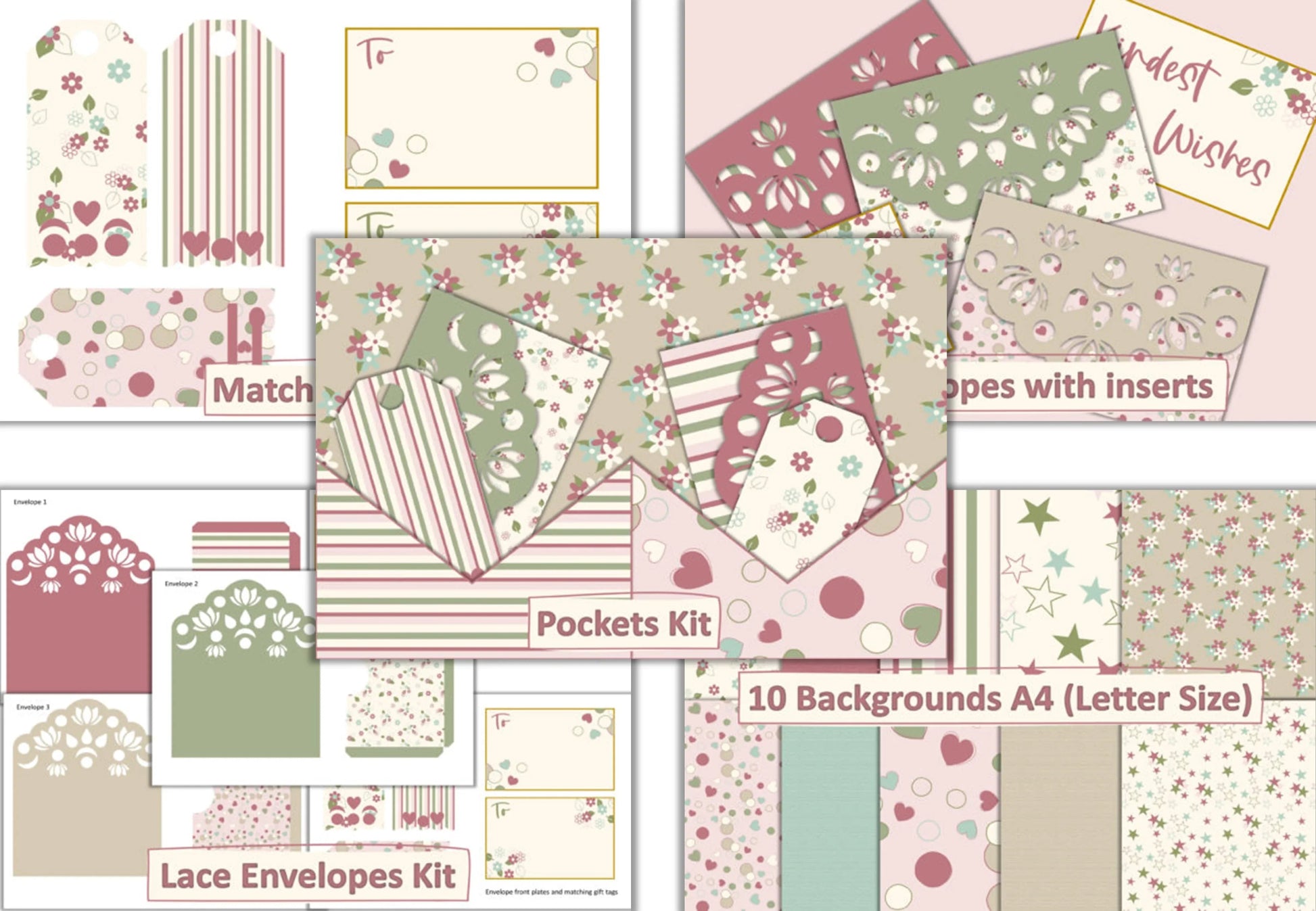 Envelopes and Tags Clipart Bundle - CraftNest - Digital Crafting and Art